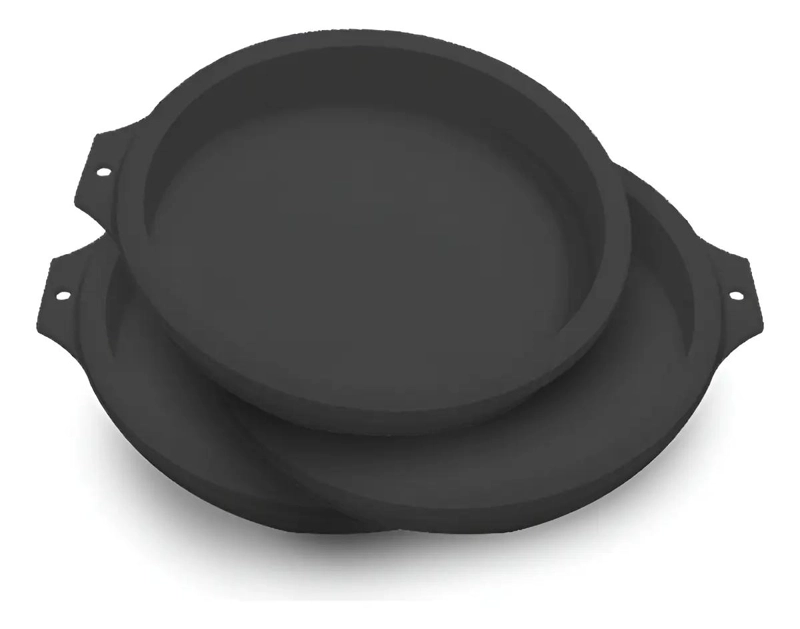 MOLDES CIRCULARES PARA REPOSTERIA COLOR NEGRO RESISTENTE - 1