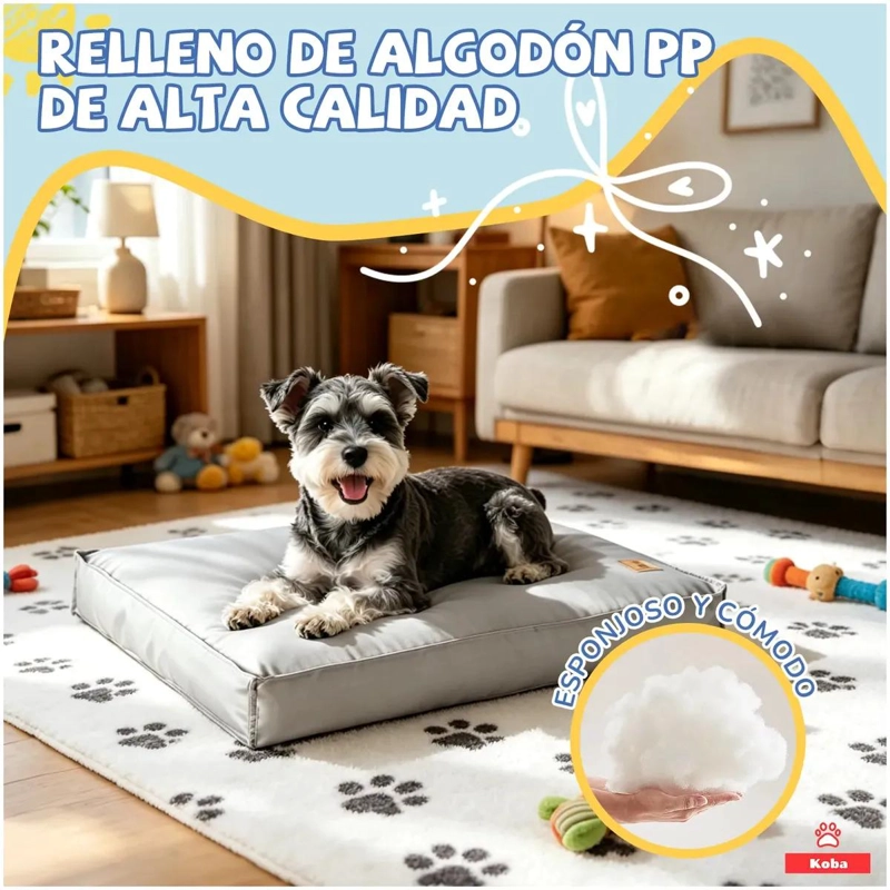 CAMA ANTIESTRE S PARA PERROS Y GATOS CON DISEÑO COMODO Y SUAVE - 3