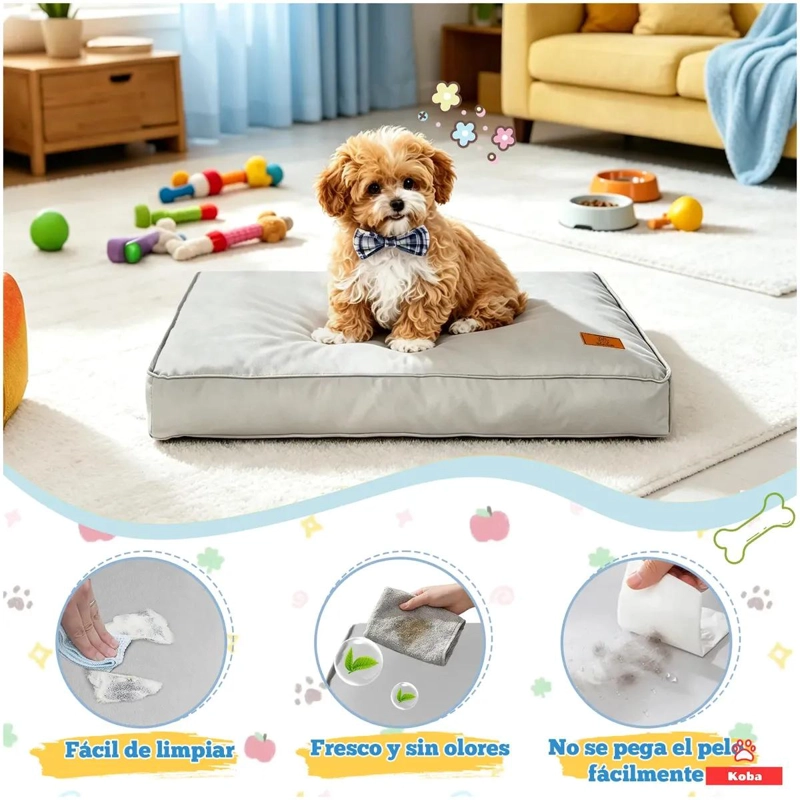 CAMA ANTIESTRE S PARA PERROS Y GATOS CON DISEÑO COMODO Y SUAVE - 4