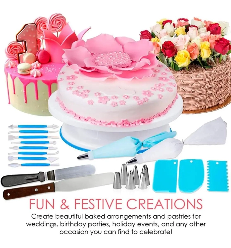 KIT COMPLETO DE REPOSTERIA CON 207 PIEZAS INCLUYENDO MANGA PASTELERA Y BOQUILLAS - 3