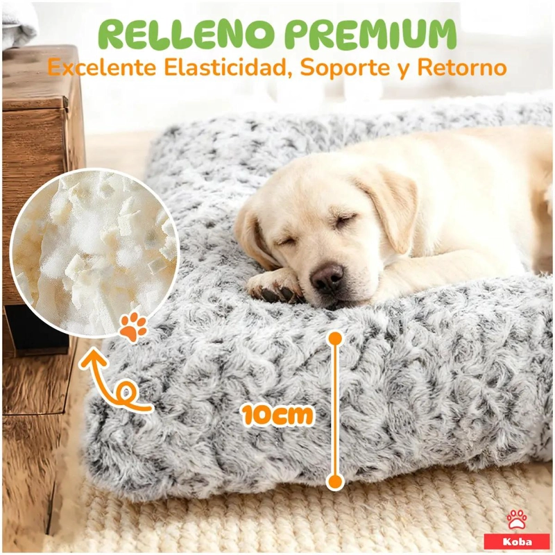 CAMA ANTIESTRE S LAVABLE PARA MASCOTAS PERROS Y GATOS EXTRA GRANDE - 2