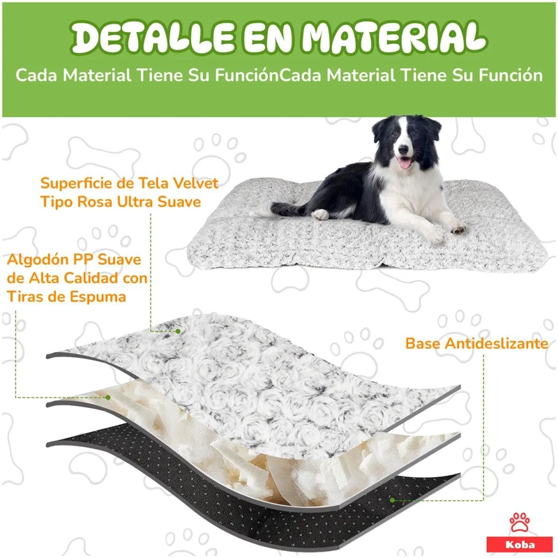 CAMA ANTIESTRE S LAVABLE PARA MASCOTAS PERROS Y GATOS EXTRA GRANDE - 5