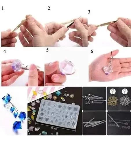 SET DE MOLDES DE SILICONA PARA FUNDICION DE LETRAS EN RESINA - 2