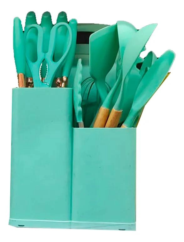 SET COMPLETO DE UTENSILIOS PARA COCINA CON VARIEDAD DE HERRAMIENTAS - 3