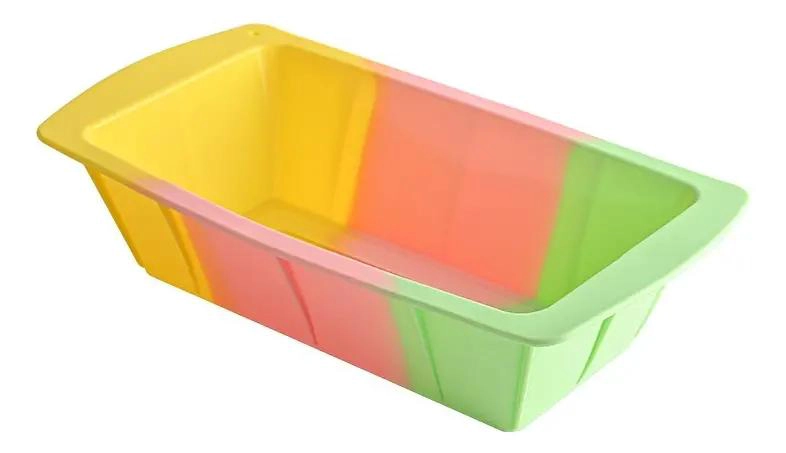 SET DE 2 MOLDES DE SILICONA TRICOLOR PARA HORNEAR QUEQUES - 3