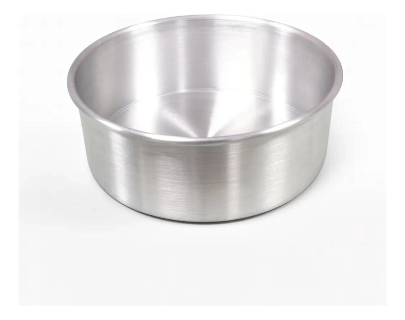 MOLDE FIJO DE ALUMINIO PARA BIZCOCHO Y QUEQUE DE 10X20 CM - 1