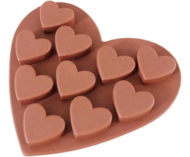 SET DE 10 MOLDES DE SILICONA PARA BOMBONES Y CHOCOLATES - 2