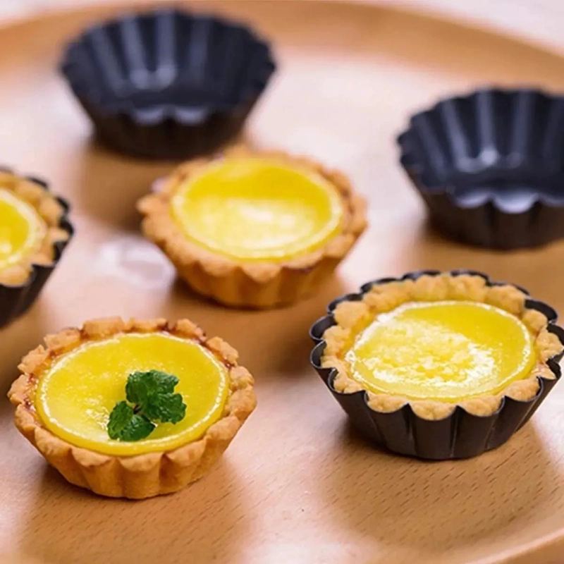 SET DE 48 MOLDES MINI TARTALETA DE ALUMINIO PARA POSTRES - 5
