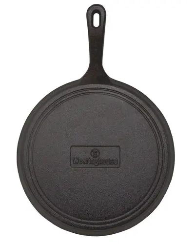 CREPERA DE HIERRO FORJADO 26 CM COLOR NEGRO PARA COCINA - 2