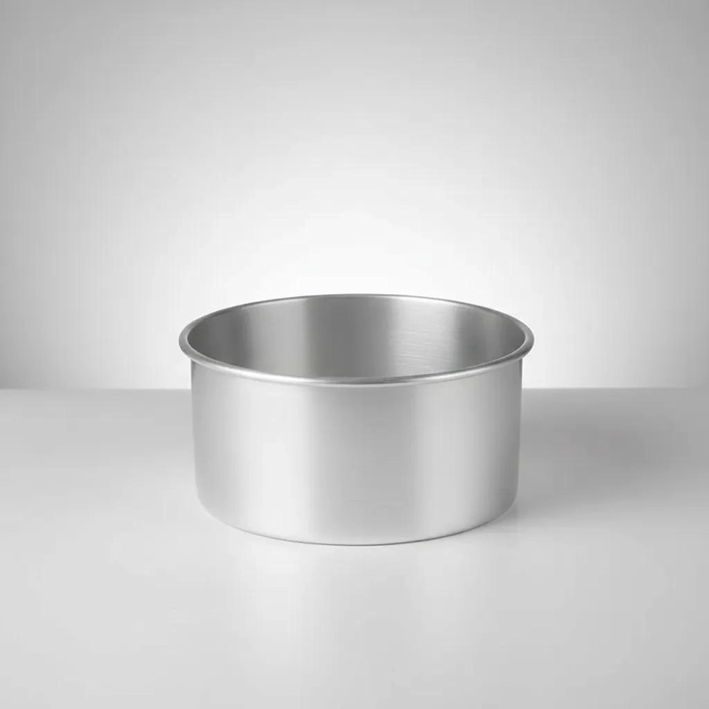 MOLDE REDONDO ALTO DE ALUMINIO DESMONTABLE PARA TORTA 28X10 CM - 1