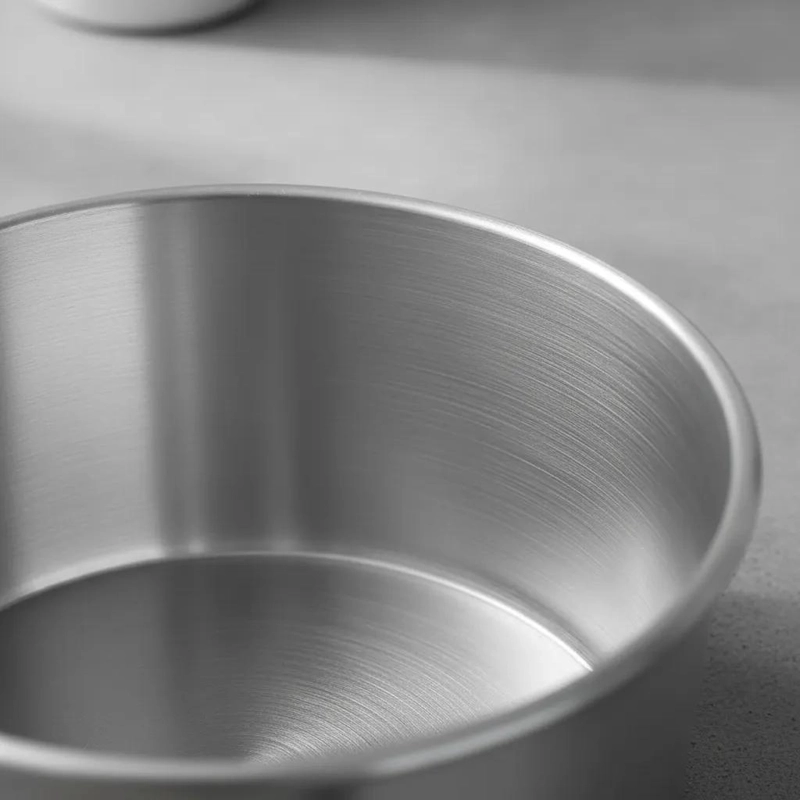 MOLDE REDONDO ALTO DE ALUMINIO DESMONTABLE PARA TORTA 28X10 CM - 5