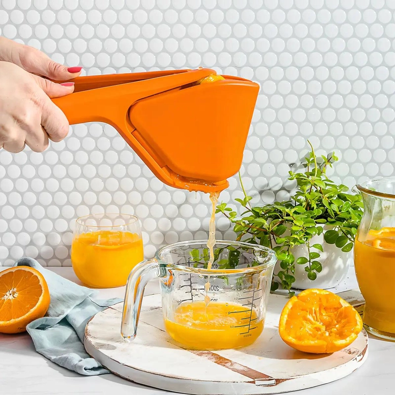 EXPRIMIDOR DE JUGO CON BISAGRA PARA MENOR ESFUERZO Y FACIL LIMPIEZA - 5