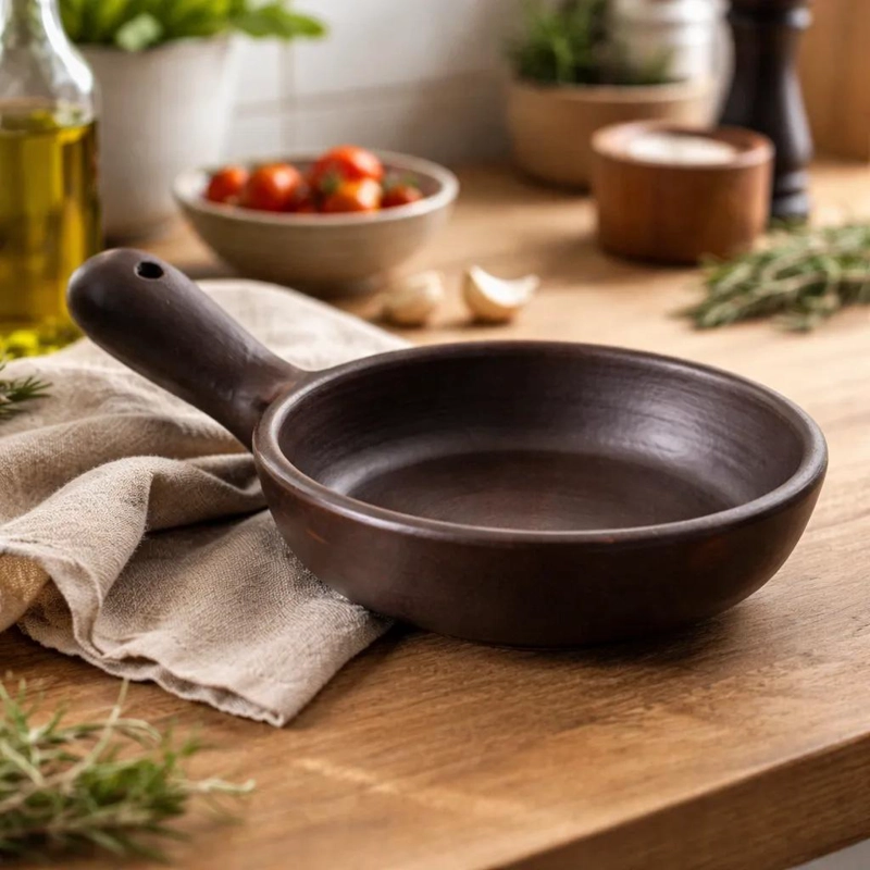 SARTE N DE COCINA Y PARA SERVIR PICOTEO EN GREDA 18 CM - 1