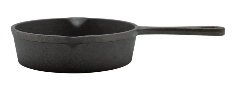 SARTE N DE HIERRO FUNDIDO DE 14 CM PARA COCINA Y ASADO - 2