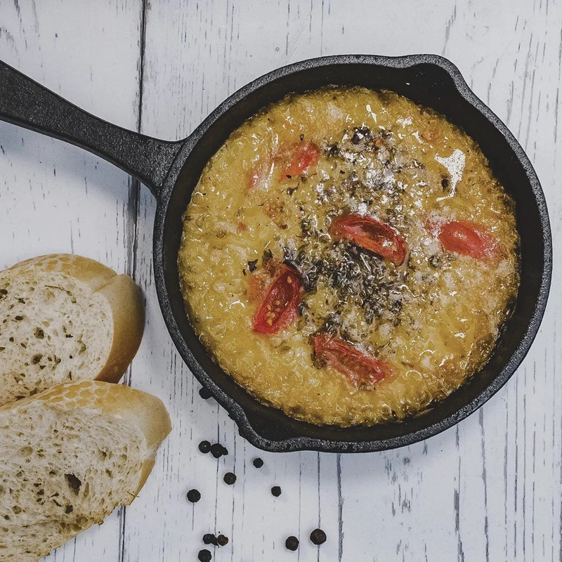SARTE N DE HIERRO FUNDIDO DE 14 CM PARA COCINA Y ASADO - 3