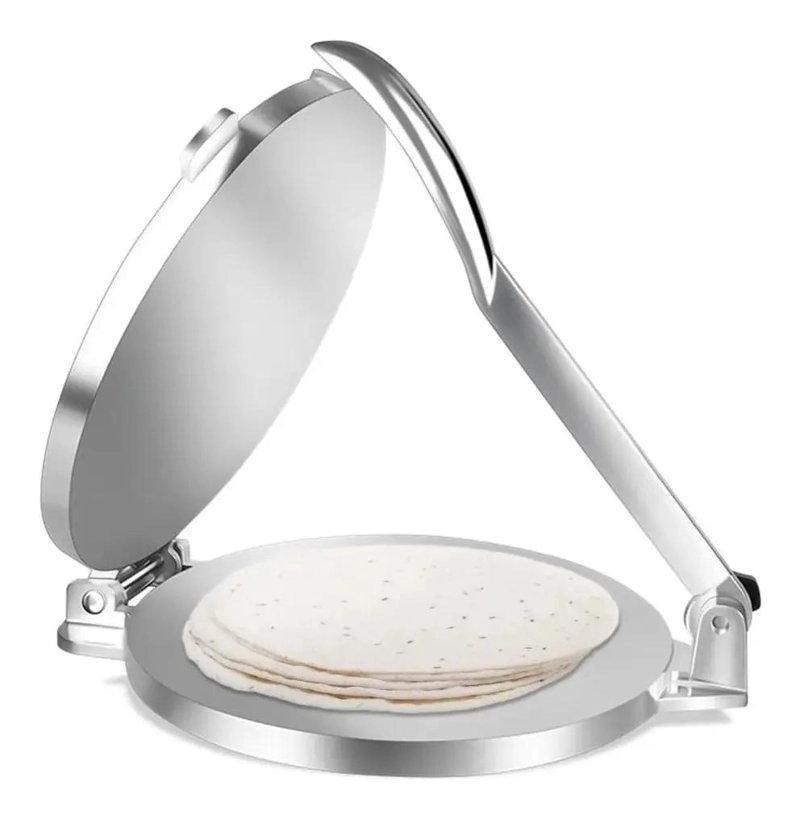 PRENSA PARA MASA IDEAL PARA TORTILLAS, TACOS Y PATACONES EN COCINA - 1