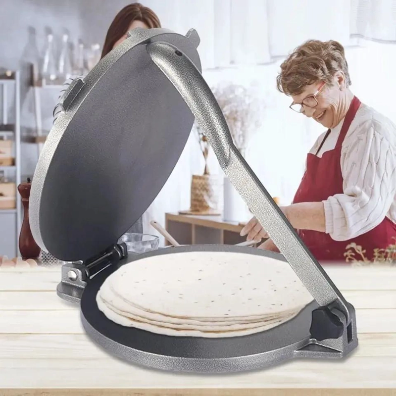 PRENSA PARA MASA IDEAL PARA TORTILLAS, TACOS Y PATACONES EN COCINA - 2
