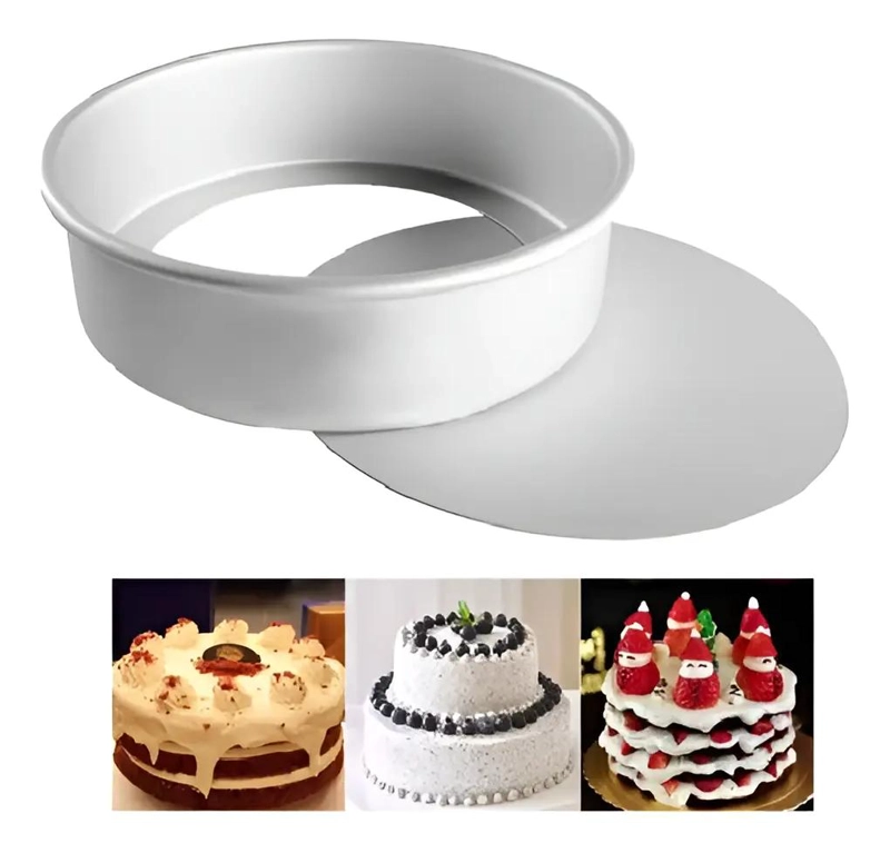 MOLDE DESMONTABLE DE ALUMINIO PARA TORTAS DE 24 CM DIAMETRO - 1