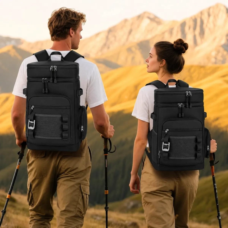 NEVERA MOCHILA REFRIGERANTE PORTATIL DE 30 LITROS PARA CAMPING Y ACTIVIDADES AL  - 2
