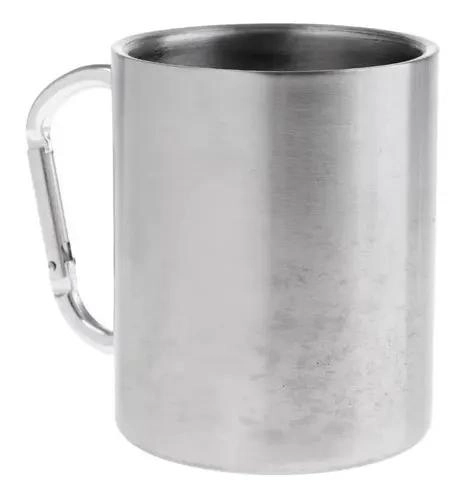 VASO PORTATIL DE ACERO INOXIDABLE CON MOSQUETON PARA CAMPING Y ACTIVIDADES ALAIR - 3