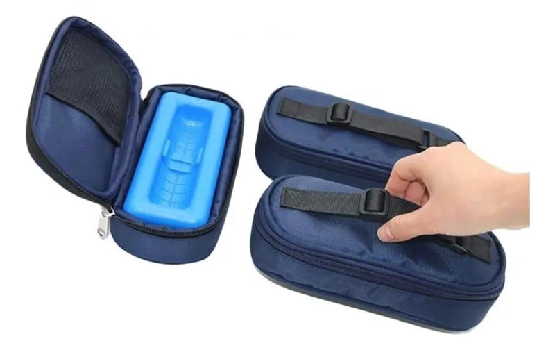 BOLSO ESTUCHE PORTATIL PARA INSULINA Y MEDICAMENTOS CON AISLAMIENTO TE RMICO - 2