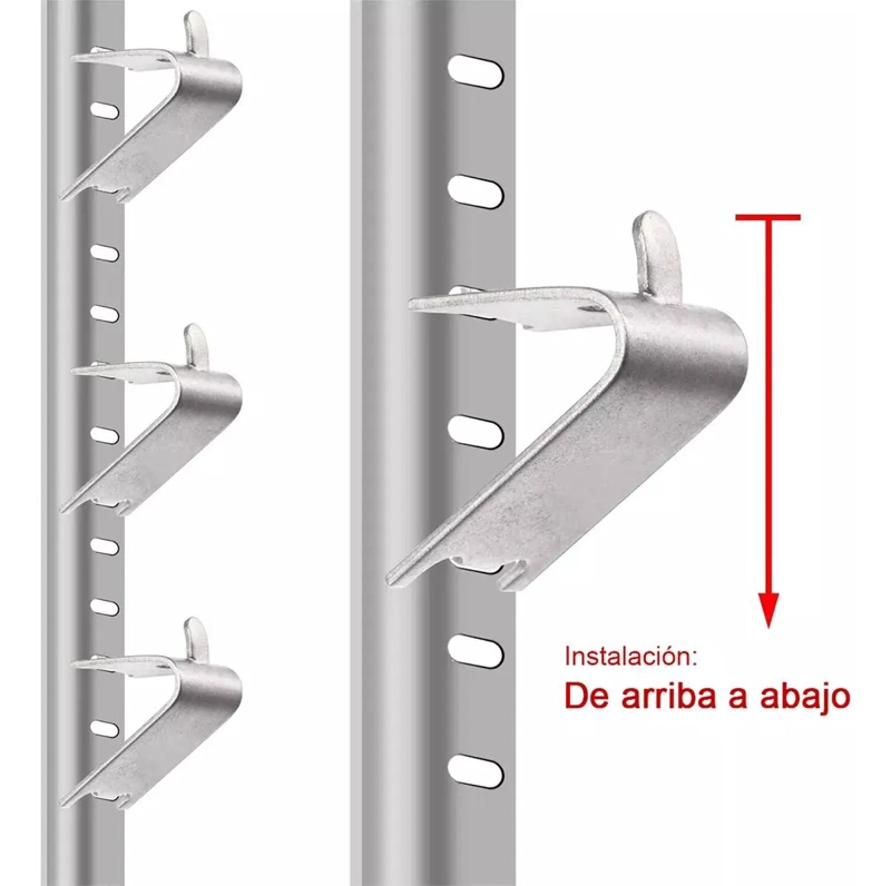 SET DE 8 SOPORTES METALICOS PARA VENTILADORES DE COMPUTADORA - 3