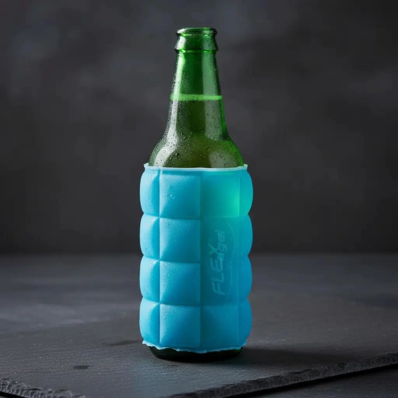 GEL ENFRIADOR FLEXIBLE PARA BOTELLAS Y LATAS CON RAPIDA ACCION - 2