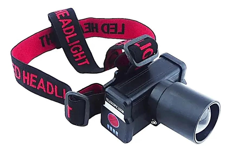 LINTERNA DE MANO CON ZOOM AJUSTABLE Y LUZ BLANCA POTENTE - 1