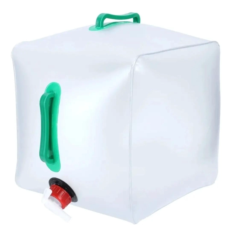 BOLSA PLEGABLE PARA AGUA PORTATIL CON CAPACIDAD DE 20 LITROS IDEAL PARA CAMPING - 1