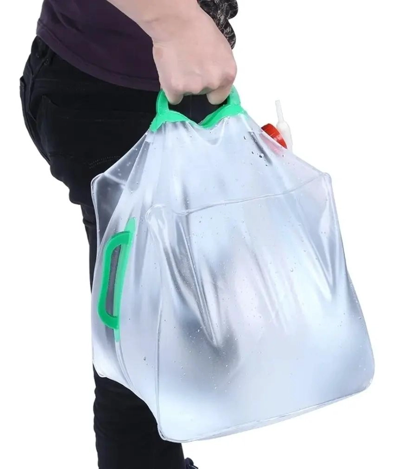 BOLSA PLEGABLE PARA AGUA PORTATIL CON CAPACIDAD DE 20 LITROS IDEAL PARA CAMPING - 2