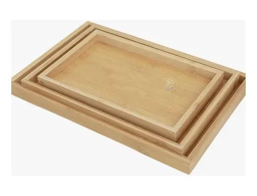 SET DE 3 BANDEJAS IDEALES PARA DESAYUNO EN CAMA, COCINA O SOFA - 1