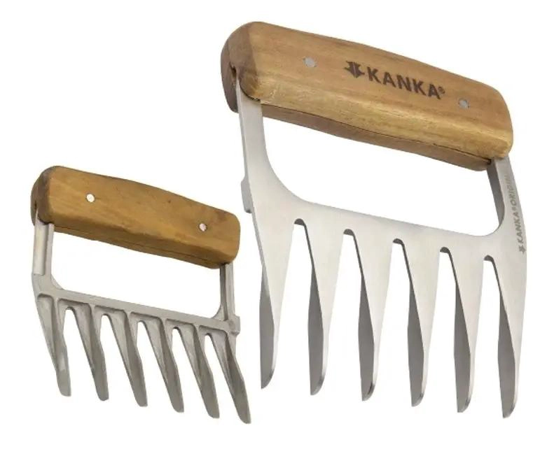 SET DE 2 GARRAS DE OSO DE ACERO INOXIDABLE CON GROSOR REFORZADO - 1