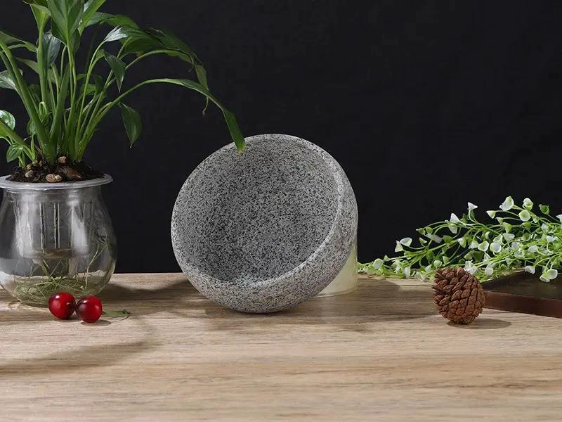MORTERO DE PIEDRA DE 16 CM PARA MOLER ESPECIAS Y PREPARAR COCTELES - 4