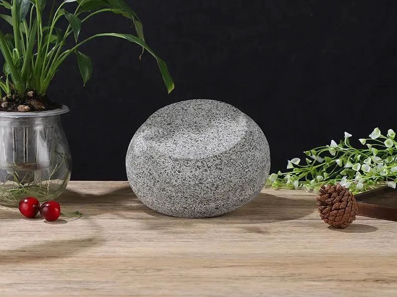 MORTERO DE PIEDRA DE 16 CM PARA MOLER ESPECIAS Y PREPARAR COCTELES - 5