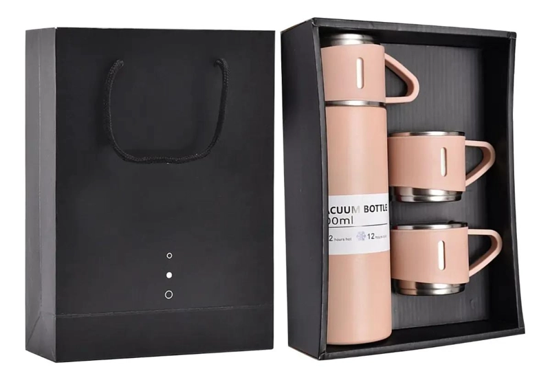TERMO DE ACERO INOXIDABLE CON AISLAMIENTO AL VACIO DE 500 ML EN COLORES VARIADOS - 2