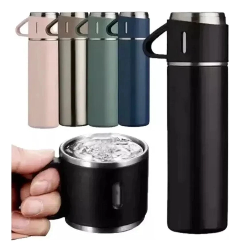 TERMO DE ACERO INOXIDABLE CON AISLAMIENTO AL VACIO DE 500 ML EN COLORES VARIADOS - 5