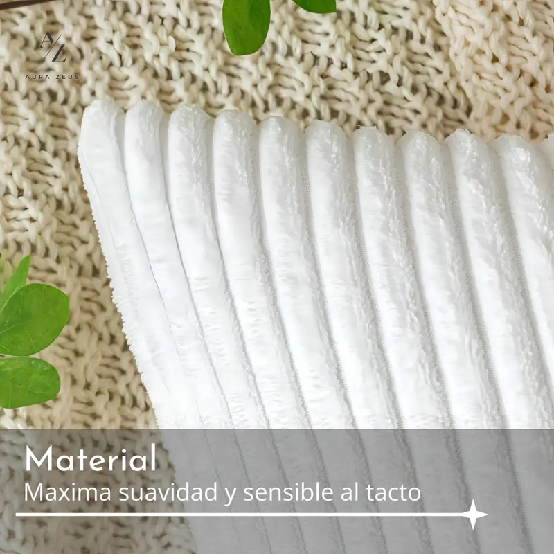 PACK DE 2 FUNDAS DE COJIN DECORATIVAS CON DISEÑO DE RAYAS MODERNAS - 4