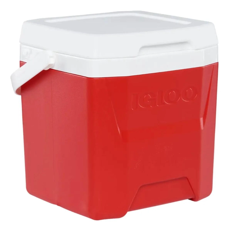 COOLER PORTATIL PARA BEBIDAS Y ALIMENTOS CON CAPACIDAD DE 11.3 LITROS COLOR ROJO - 3