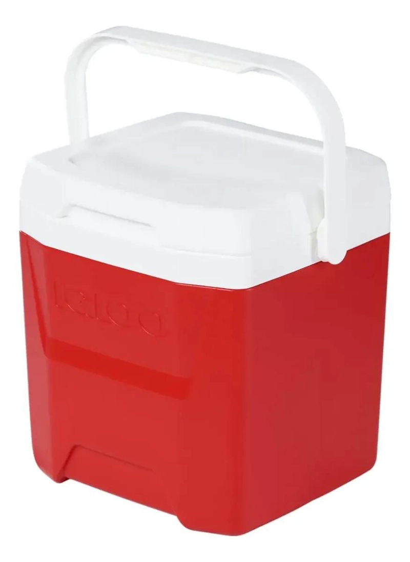 COOLER PORTATIL PARA BEBIDAS Y ALIMENTOS CON CAPACIDAD DE 11.3 LITROS COLOR ROJO - 5