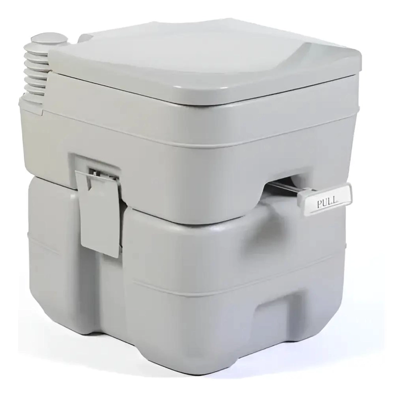 BAÑO QUIMICO PORTATIL CON CAPACIDAD DE 20 LITROS PARA CAMPING Y EXTERIORES - 1