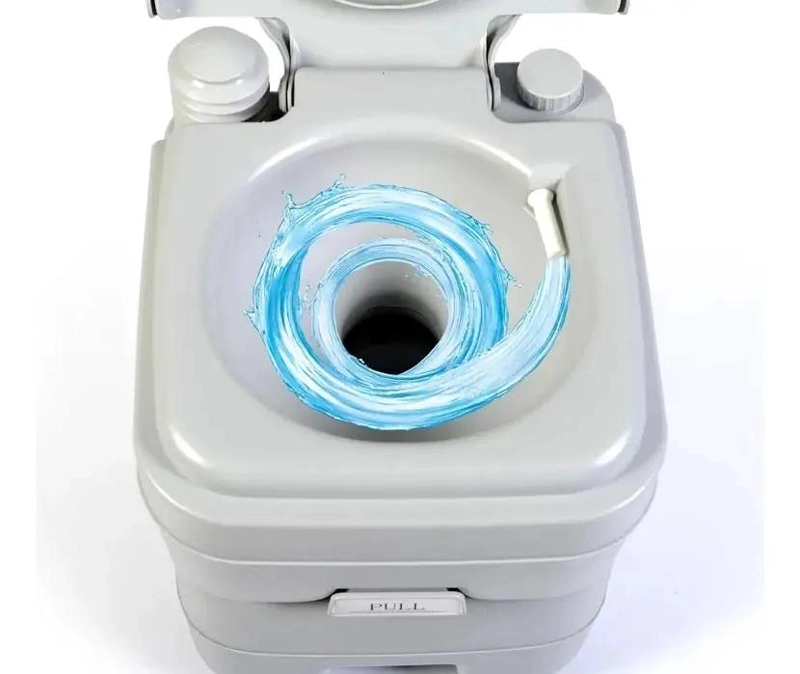 BAÑO QUIMICO PORTATIL CON CAPACIDAD DE 20 LITROS PARA CAMPING Y EXTERIORES - 3