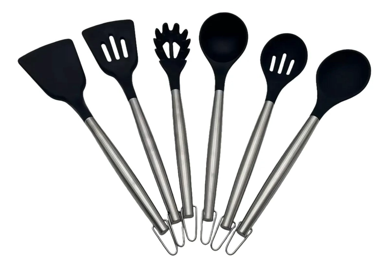 JUEGO DE UTENSILIOS DE COCINA DE SILICONA CON TABLA Y 20 PIEZAS - 3