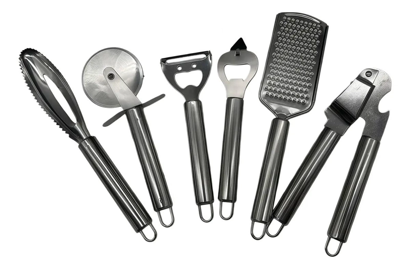 JUEGO DE UTENSILIOS DE COCINA DE SILICONA CON TABLA Y 20 PIEZAS - 4
