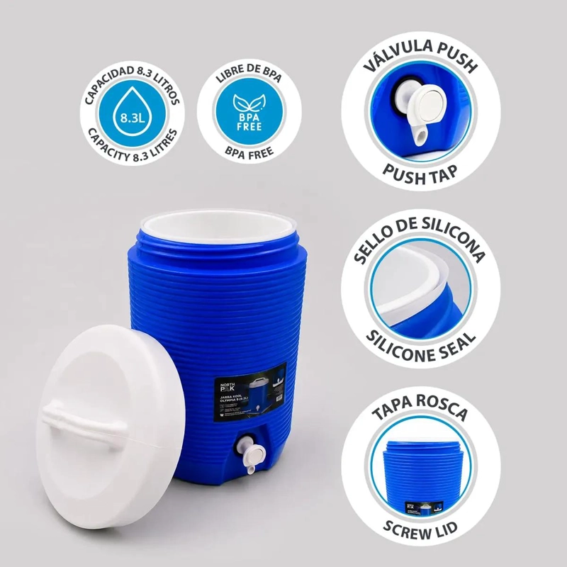 JARRA TE RMICA DISPENSADORA CON CAPACIDAD DE 8.3 LITROS PARA BEBIDAS FRIAS - 3