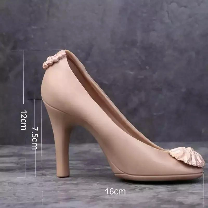 MOLDE DE POLICARBONATO PARA CHOCOLATE CON DISEÑO DE ZAPATO DE TACON ALTO 3D - 3