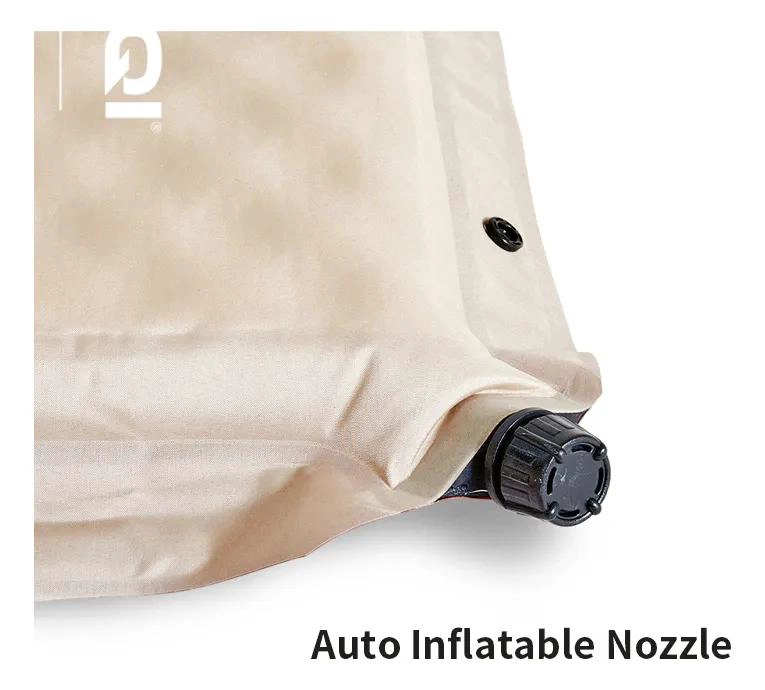 COLCHONETA AUTOINFLABLE PARA CAMPING CON ALMOHADA INTEGRADA 1 PLAZA - 2