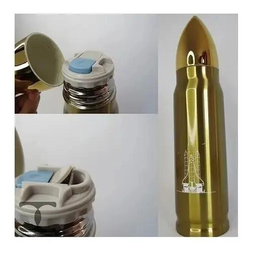 TERMO BALA TACTICO DE ACERO INOXIDABLE CON CAPACIDAD DE 450ML PARA CAMPING - 4