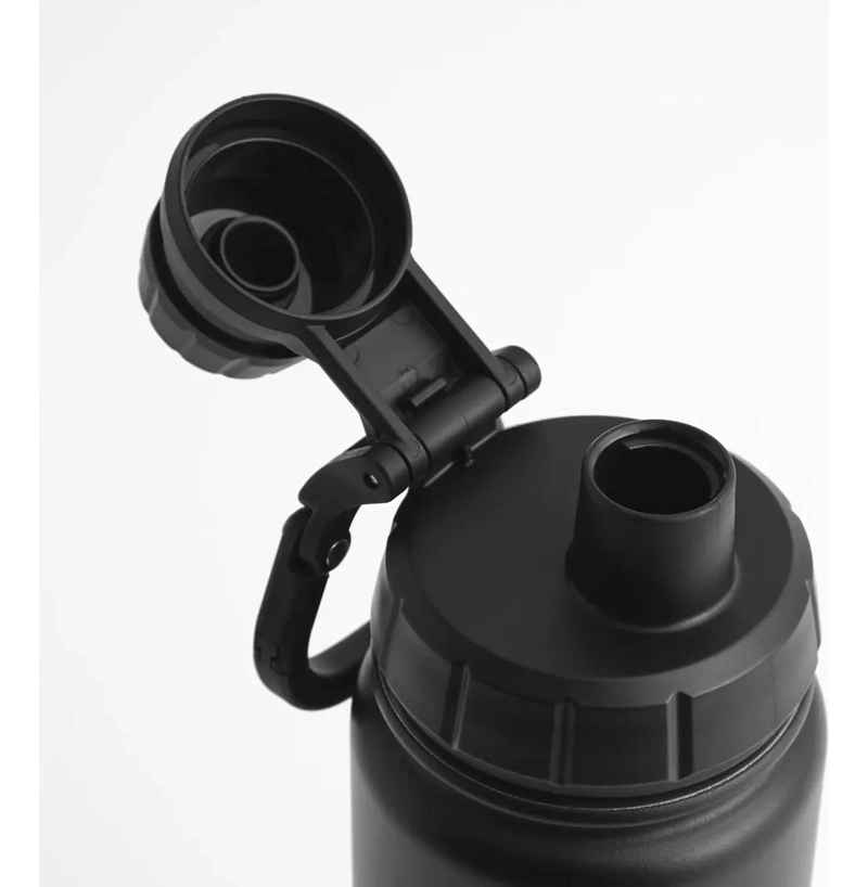 BOTELLA TERMO ACTIVO DE 530 ML COLOR NEGRO PARA BEBIDAS - 3