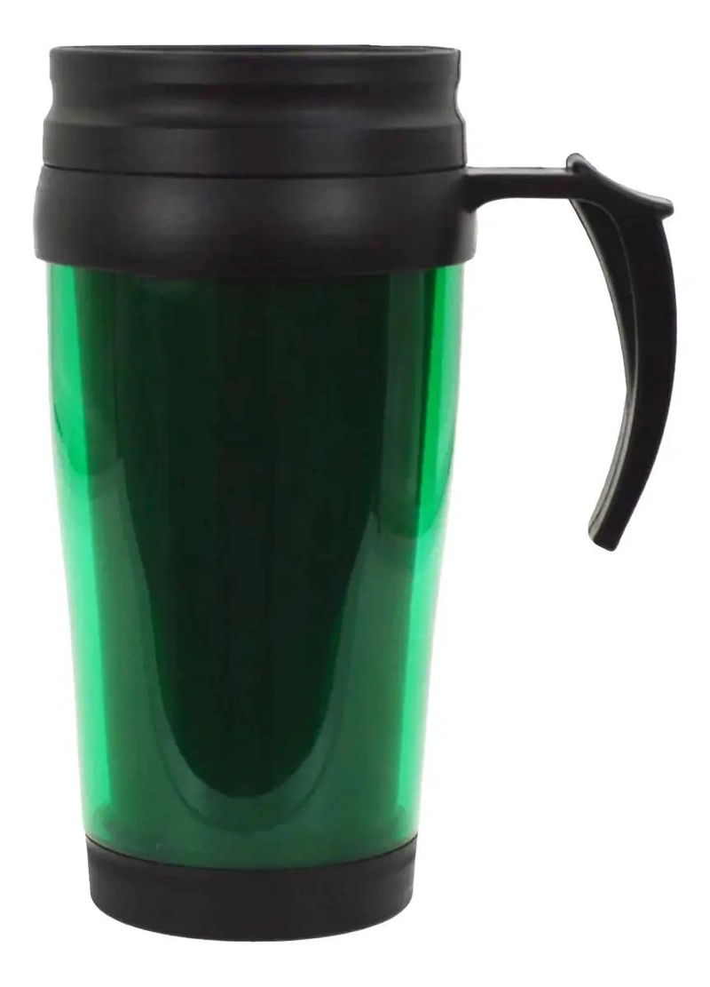 VASO TE RMICO DE ALUMINIO PARA BEBIDAS EN EL AUTO CON TAPA SEGURA - 2