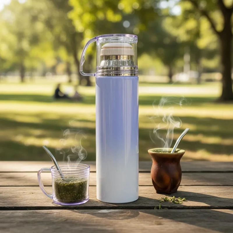 TERMO PARA LIQUIDOS CALIENTES Y FRIOS CON TAPA VASO 500 ML - 1